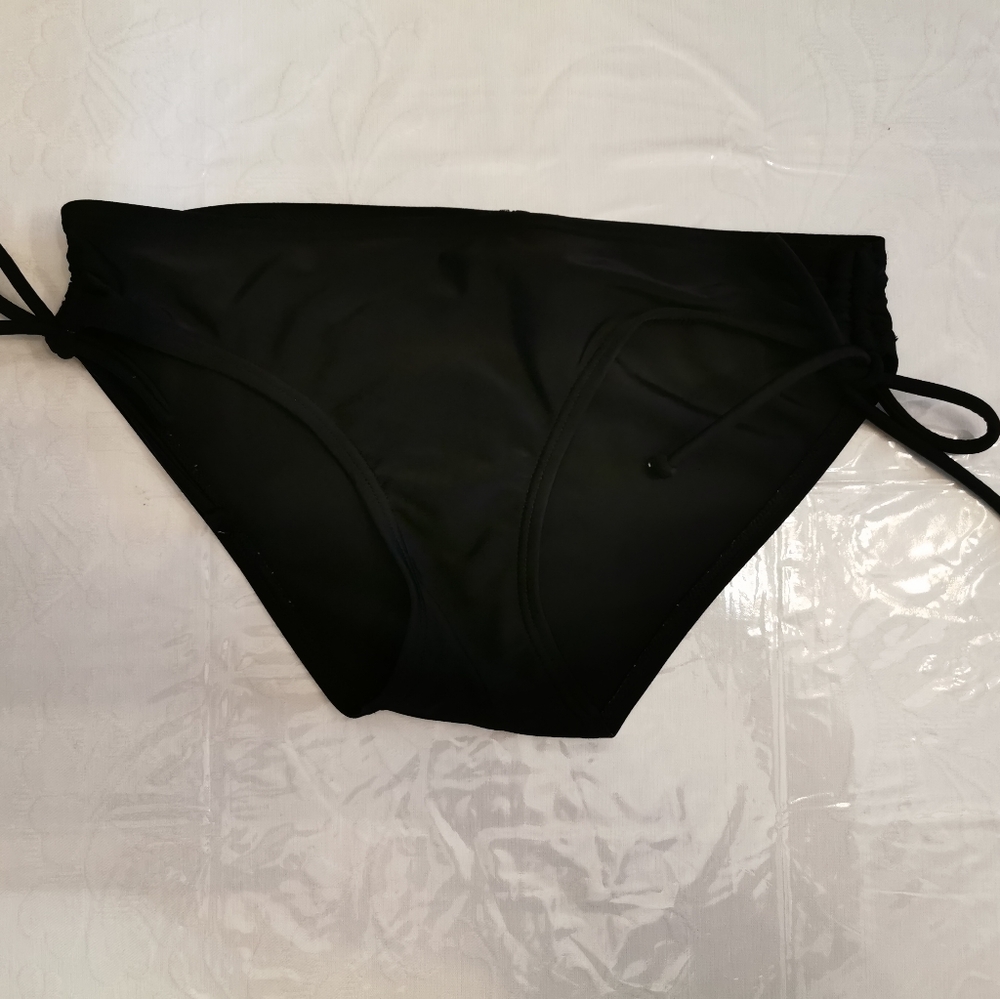 Bikini Bay Black Bikini Bottom Size 8